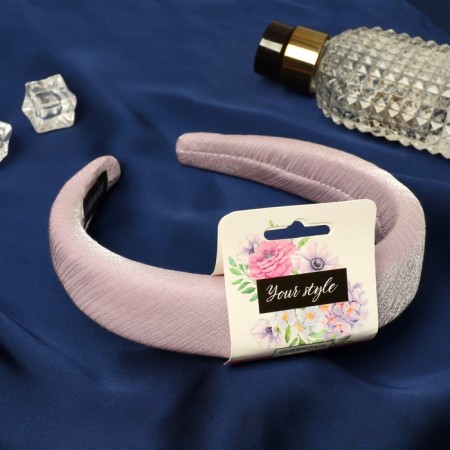Hair rim "overflow" 3 cm, lilac-1