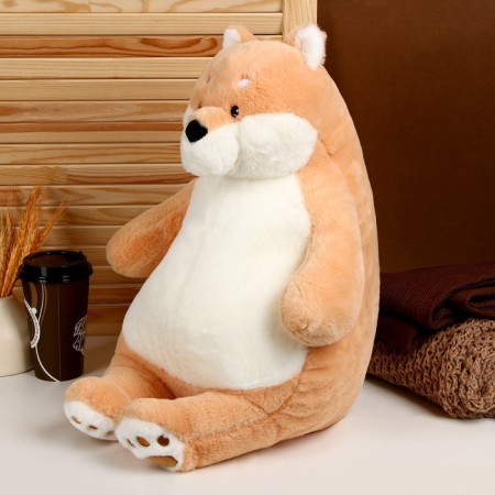 Soft toy "Dog", 55 cm, orange color-1
