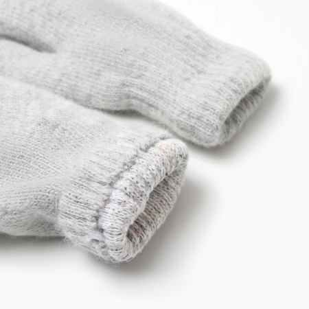 Women's mittens MIST with rabbit wool, rr 22 cm, col. grey-8