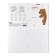 Notebook of 24 sheets in the Erichkrause cage "around the corner", the cover coated cardboard, mix
