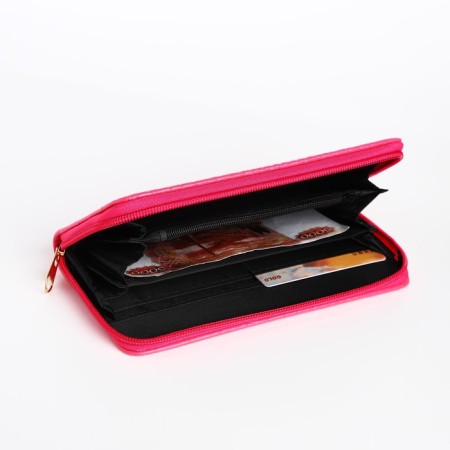 Women's wallet with lightning, Fuchsia color-3