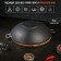Frying pan-car cast-iron Magma "Hemming", 31 × 8 cm, with a wooden cover