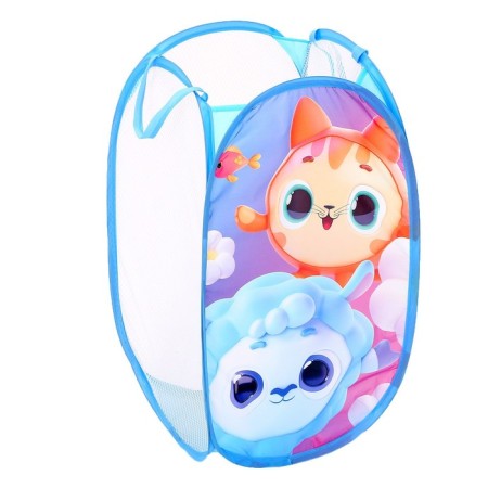 Basket for storage of toys "Babies-Killes", 57 x 34 x 34 cm, blue-3