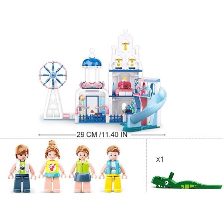 Constructor Pink Dream "House with the Basin", 446 details-2