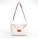 Bag Cross-Bodi with a zipper, white color