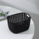 Storage basket with handles "Weaving", plastic, 12 × 8.5 × 8 cm, color mix