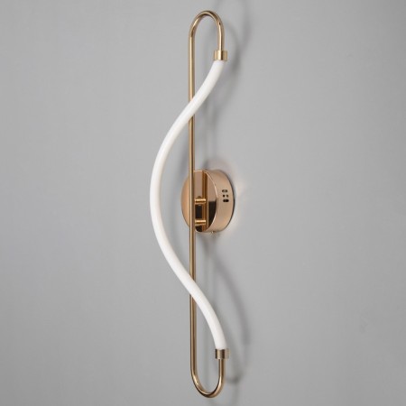 Lamp "bend" LED 16W 3000k gold 26x11x82 cm