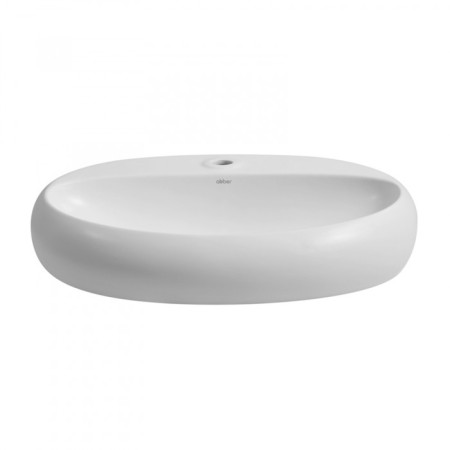 ABBER Bequem AC2112MW sink, invoice, 640x440x150 mm, white, matte-1