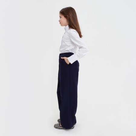 Pants for Minaku girl, blue, height 146 cm-1