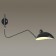 Bra Kerbi, 1x40W E27, black color, IP20