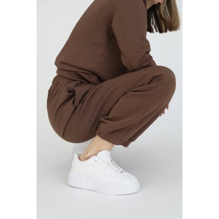 Knitwear trousers with an elastic band on the bottom, size 42-6