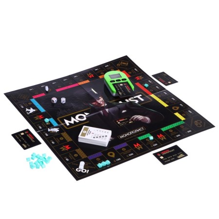 Black Black Edition Monopoly Game, 2-4 players, 8+-3