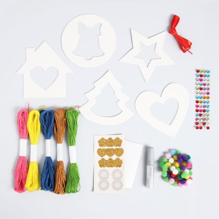 Set for creativity "Christmas tree decorations: unicorn"-1