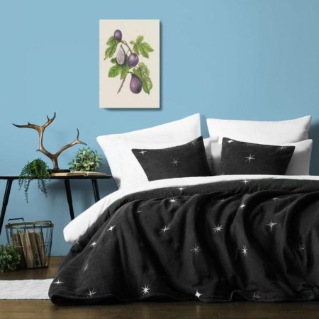 Cover with pillowcases "Belli", size 230x250 cm, black color