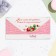 Money envelope "Happy Birthday!" Unicorn with strawberries, 8 x 16 cm