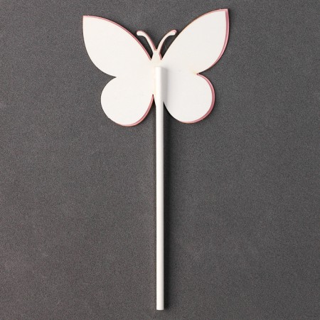 Set for decorating "Butterflies", set of 5 pcs., Pink color-2