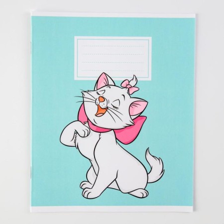 Notebook in a ruler of 12 sheets, 5 types of mix, cover coated cardboard, cats aristocrats-4