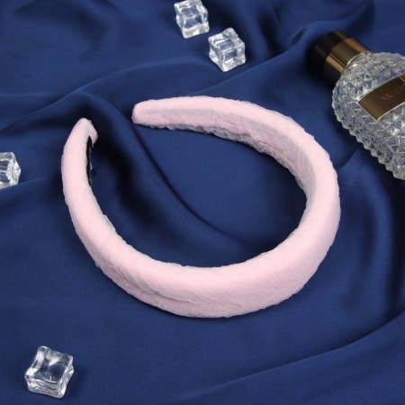 Hair cap "Jeannette" Tenderness style, 3 cm, pink