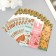 Stick Paper "New Year's Sweets" 3x9 cm sheet 10x10 cm