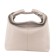 Bag-rugboat female, genuine leather, beige, 40x5x30 cm