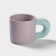 Ceramic "air" mug, 300 ml, purple and blue color