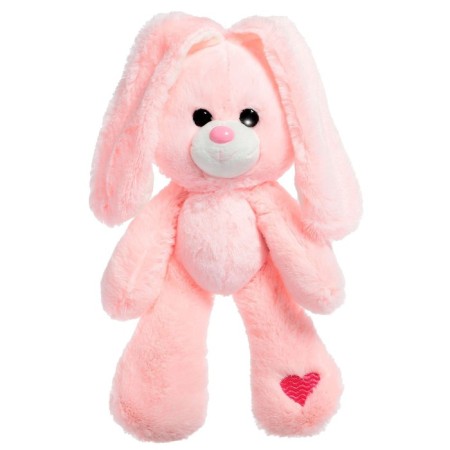 Soft toy "Bunny Bunny", 25 cm, pink color-1
