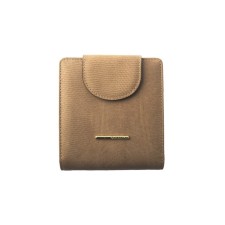 Nice wallet, matte leather, beige color