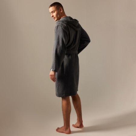 Terry robe with a hood of men's SL Home: Basic "Grig Sandra", size L, 100% cotton, 420 g/m2 9849-8