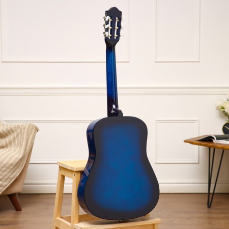 Classic guitar Music Life GQD-H38Y, Blue, 97 cm-5