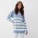 Jumper Female Minaku: Casual Collection Ecrury/Blue, size 46