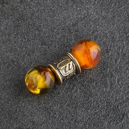 A set of three beads "Ansuz"