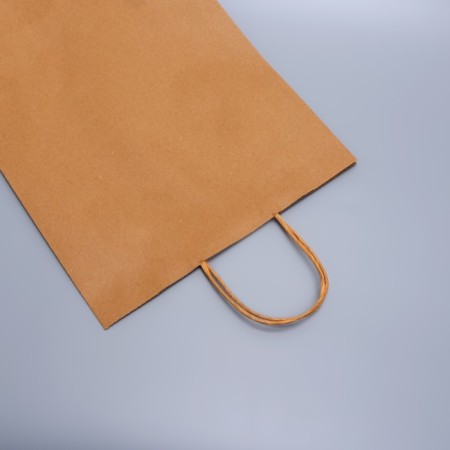 Craft bag without printing, round handle, 31 x 12 x 42 cm, 120 g-1