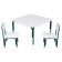 Table children's growing fairy "My baby", group 0-1, color white-green