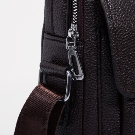 Male bag, brown color-4