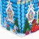 Gift box New Year's tower of Santa Claus 25.5 (33) x 23.5 x 8 cm