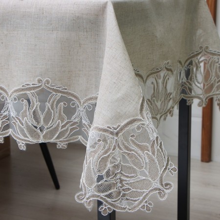 New Year. The tablecloth is “openwork”, 120 x 150 ± 5 cm, p/e-2