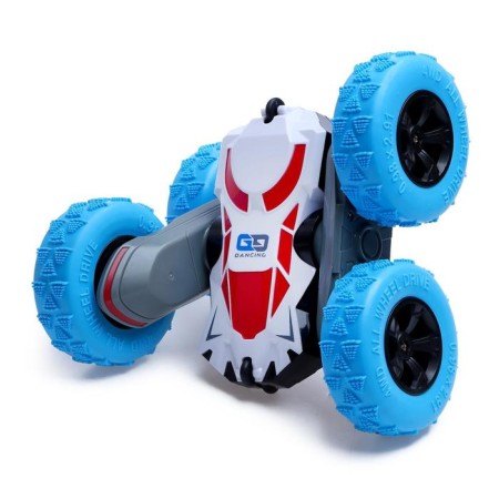 Radio-controlled car-controlled machine "Tricky", works on the battery, the color is blue-2