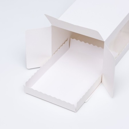Box for roll with a window, white 16.5 x 11 x 10 cm-2