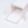 Box for roll with a window, white 16.5 x 11 x 10 cm
