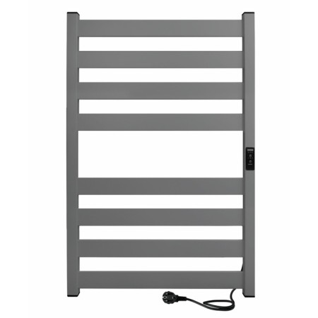 Electric towel Indigo Oktava Slim, 800x500 mm, timer, hidden installation, gray-1