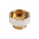 Otmo adapter, 1 "x 3/4", internal/outer thread, nickel -plated brass