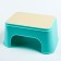 Children's stool-stand with a rubberized embossed surface, the color of mix