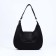 Load bag with zipper, external pocket, long belt, black color