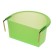 The feeder-shell is hung, 0.3 l, plastic, green