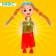 Baby doll "Katya", mix