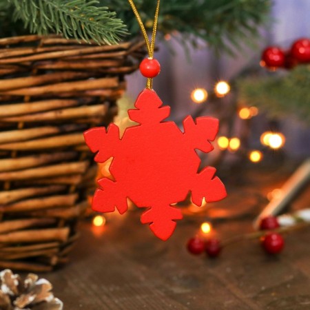 New Year's suspension "Snowflake", mix-2