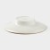 Porcelain plate for a paste of the ORGANIC GOLD, 150 ml, D = 21 cm, white color