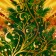 Gift box "Festive silk bended" New Year's suitcase medium 20 x 12 x 19 cm 1065302