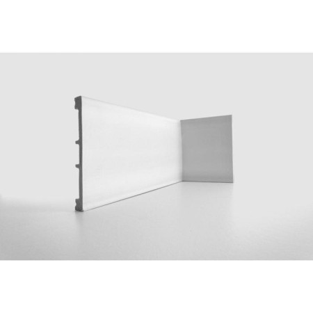 Skirting shockproof white 122x12x2000mm-3