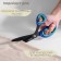 Cliped, mowed blade, rubberized handles, 8 ", 22 cm, mixture mixers.
